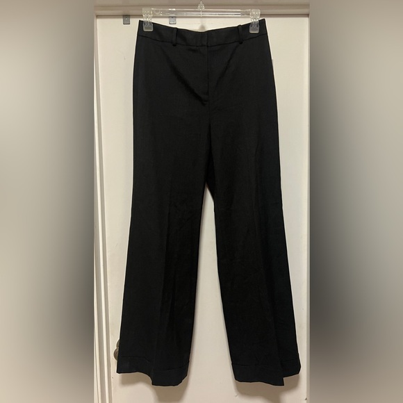 Anne Klein Pants - Anne Klein stretch, cuffed pants - dark gray - size 8 NWT